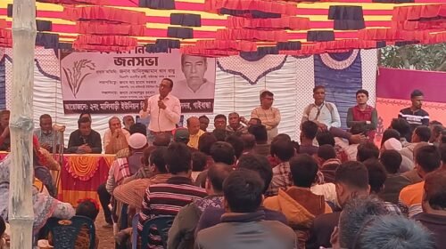 গাইবান্ধার মালিবাড়ি ইউনিয়ন বিএনপির আয়োজনে নির্বাচনী জনসভা অনুষ্ঠিত